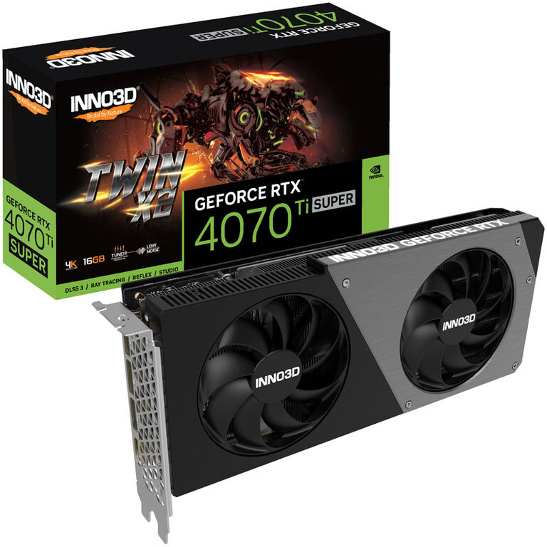 INNO3D GeForce RTX 4070 Ti Super Twin X2, 16384 MB GDDR6X image number 0