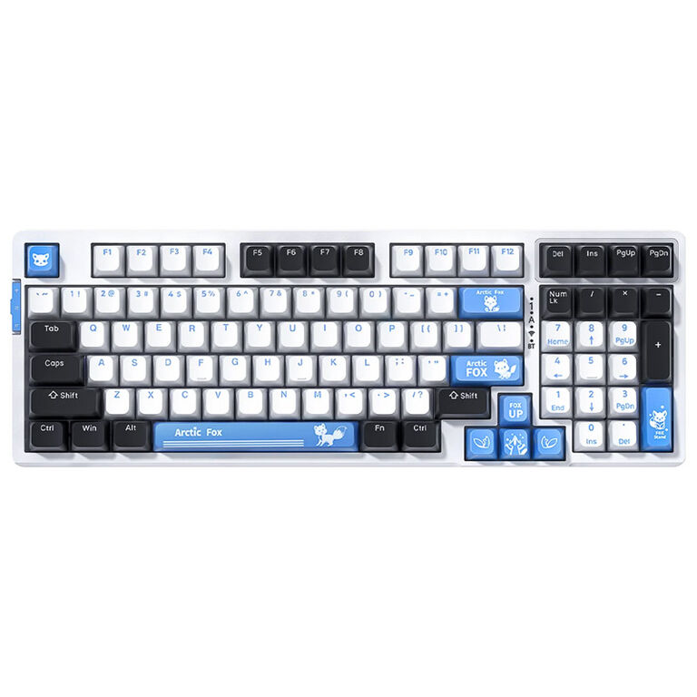 VGN V98Pro V2 Gaming Keyboard, Arctic Fox - Limited Edition (US) image number 0