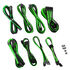 CableMod RT-Series PRO ModMesh 12VHPWR Dual Cable Kit for ASUS/Seasonic - black/light green image number null
