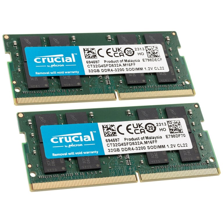 Crucial SO-DIMM, DDR4-3200, CL22 - 64 GB Dual-Kit image number 0
