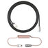 AKKO Custom Coiled Aviator Cable V2, USB-C to USB-A - black/pink image number null