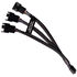 Alphacool Y-Splitter 4-pin to 3x 4-pin PWM 15cm - black image number null
