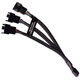 Alphacool Y-Splitter 4-pin to 3x 4-pin PWM 15cm - black