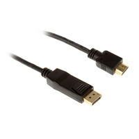 Inline DisplayPort to HDMI Converter Cable, black - 3m