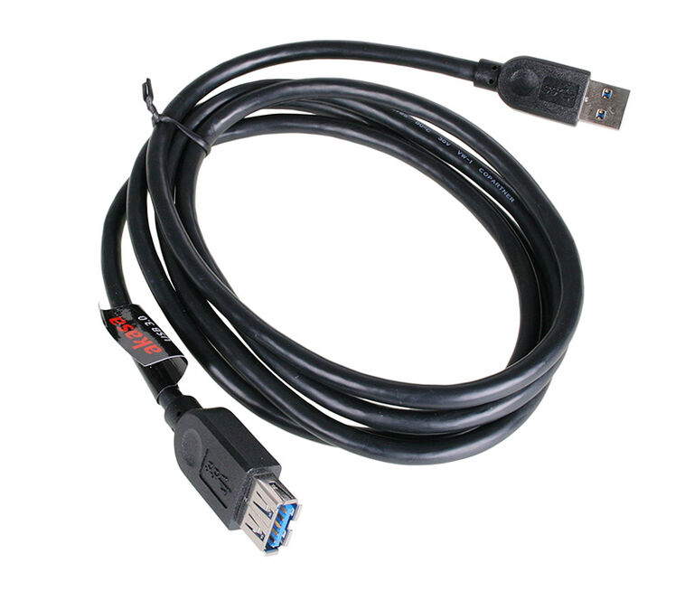 Akasa USB 3.0 Kabel, Type A, 1,5m - black image number 1