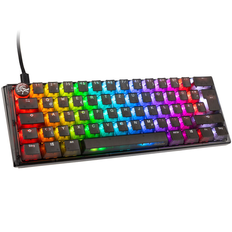 Ducky One 3 Aura Black Mini Gaming Keyboard, RGB LED - MX-Brown image number 0