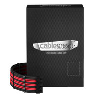 CableMod C-Series PRO ModMesh Cable Kit for RMi/RMx/RM (Black Label) - black/red