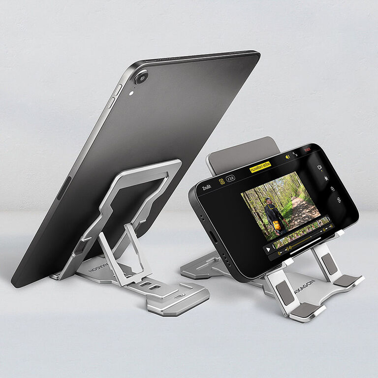 AXAGON STND-M ALU stand for 4 to 10.5 inch smartphones/tablets image number 3