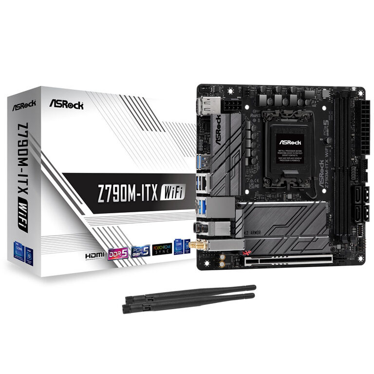 ASRock Z790M-ITX WIFI, Intel Z790 motherboard - Socket 1700, DDR5 image number 0