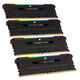 Corsair Vengeance RGB Pro SL, DDR4-3600, CL18 - 32 GB Quad-Kit, black