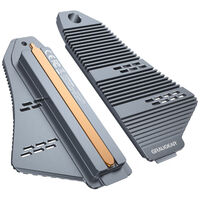Graugear Heatpipe Kühlkörper für PS5 Speichererweiterung für M.2 NVMe SSD mit integrierter Abdeckung