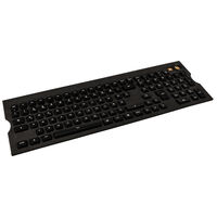 Das Keyboard Clear Black, Lasered Spy Agency Keycap Set - Deutsch