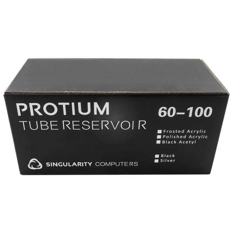 Singularity Computers Protium Reservoir 100mm - Acetyl, silver, black image number 6