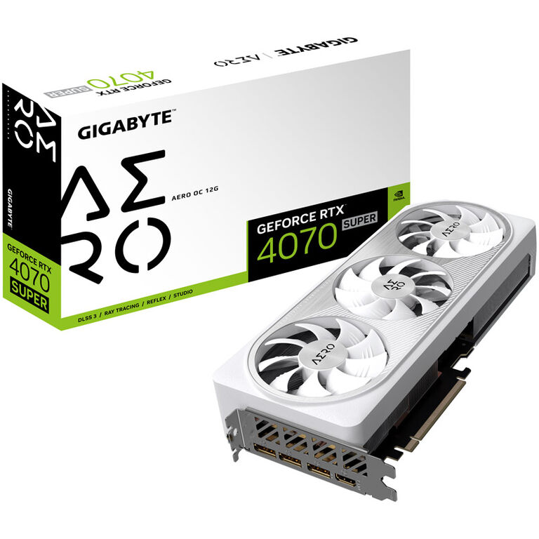 GIGABYTE GeForce RTX 4070 Super Aero OC 12G, 12288 MB GDDR6X image number 0