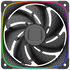 Geometric Future Squama 2503B RGB Fan, 3-Pack - 120 mm, black image number null