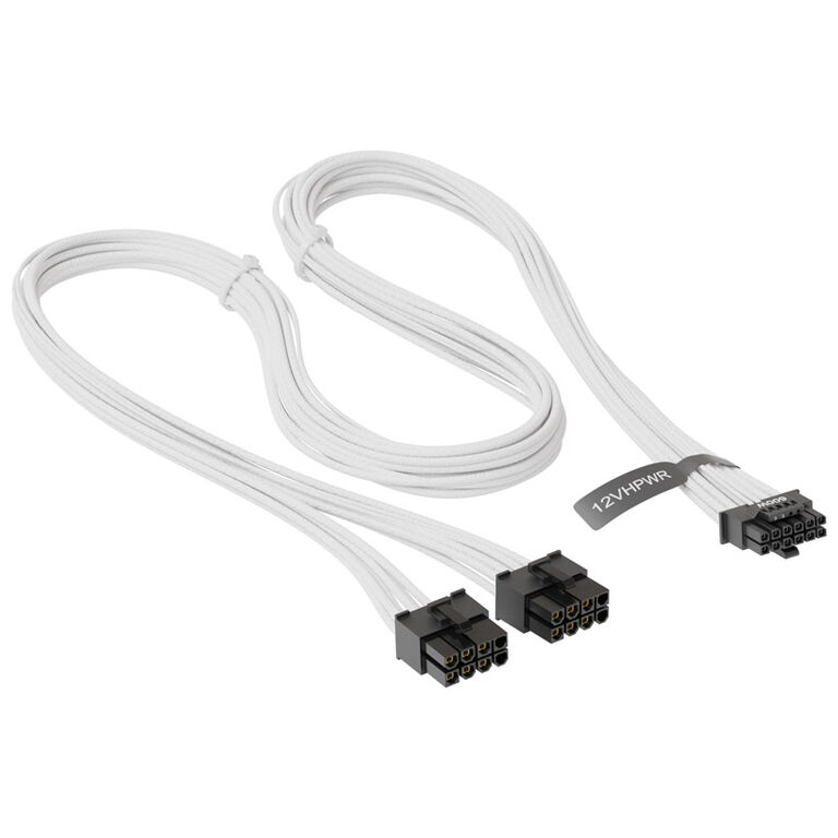 Seasonic 12VHPWR PCIe 5.0 Adapter Cable - white image number 4