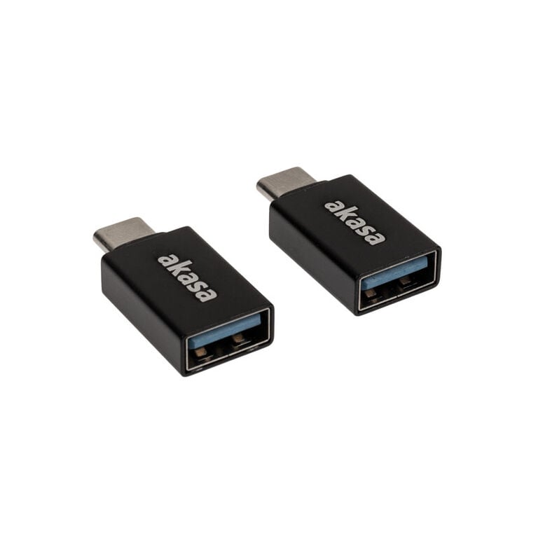 Akasa Type A to Type C USB adapter - 2 pieces image number 0