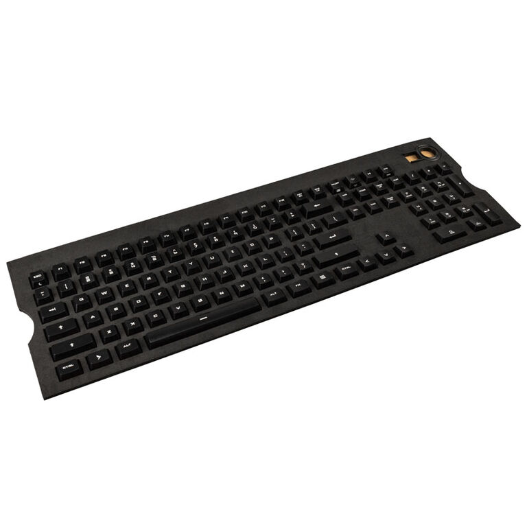Das Keyboard Clear Black, Lasered Spy Agency Keycap Set - US image number 0
