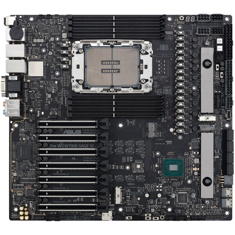ASUS Pro WS W790E-SAGE SE, Intel W790 motherboard, LGA 4677 socket, DDR5 image number 9