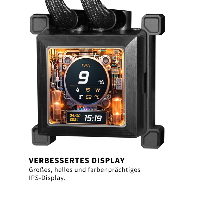 Lian Li HydroShift LCD 360 TL Komplett-Wasserkühlung - schwarz image number 3