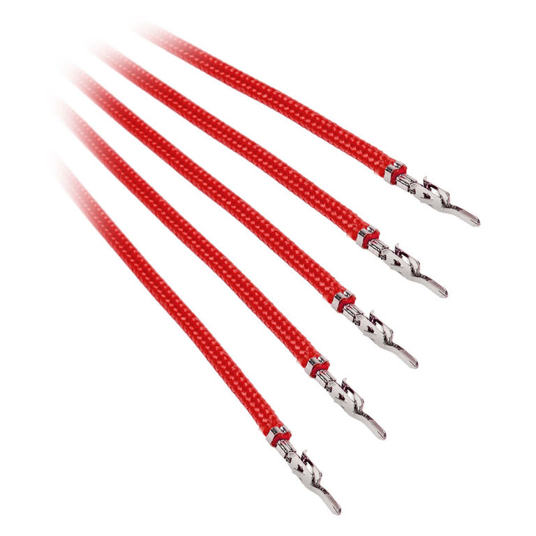 BitFenix Alchemy 2.0 PSU Cable, 5x 40cm - red image number 0