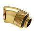 Barrow Adapter 45 degrees G1/4 inch female to G1/4 inch male - rotatable, gold image number null