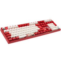 Varmilo VEA109 Koi Gaming Keyboard, MX-Silent-Red, white LED