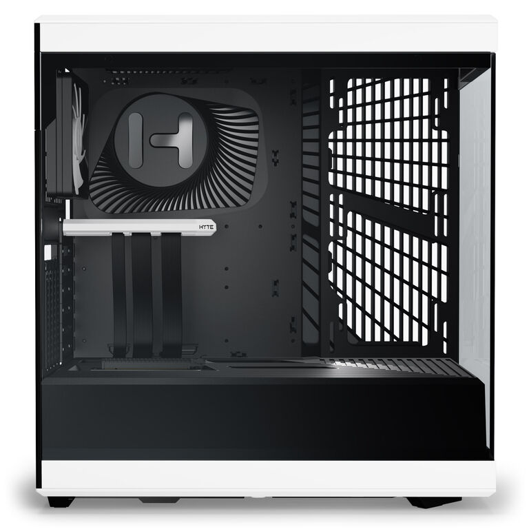 Hyte Y40 Midi Tower, Tempered Glass - black/white image number 5