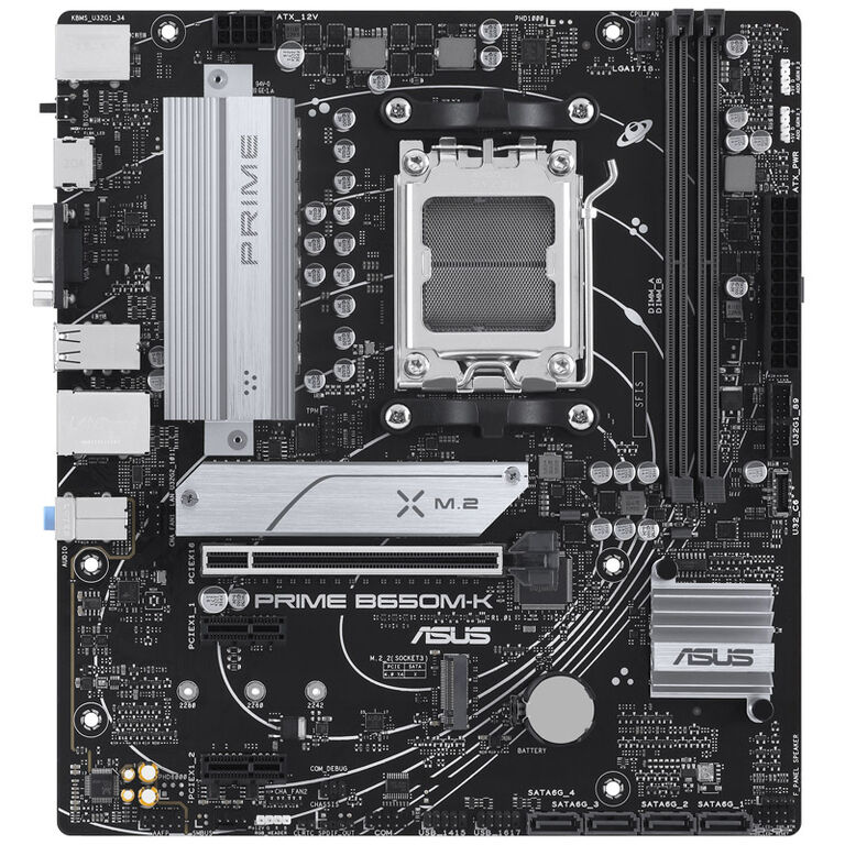 ASUS Prime B650M-K, AMD B650 motherboard, socket AM5, DDR5 image number 2