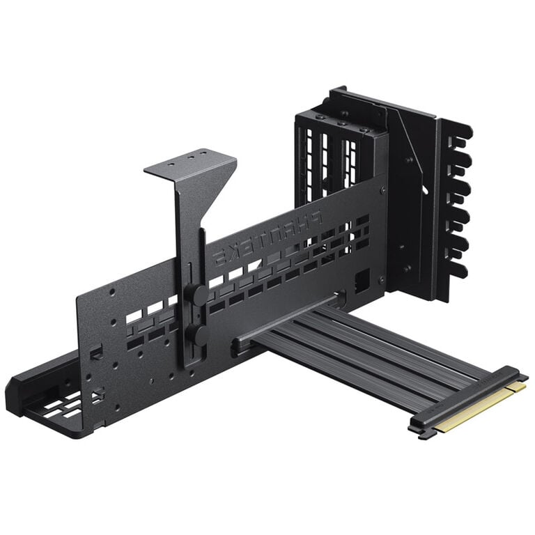Phanteks Premium Vertical GPU Bracket + PCIe 4.0 x16 Riser Cable, DRGB - 220 mm, black image number 2