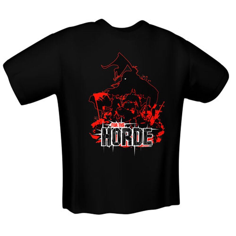 GamersWear FOR THE HORDE T-Shirt Black (M)
