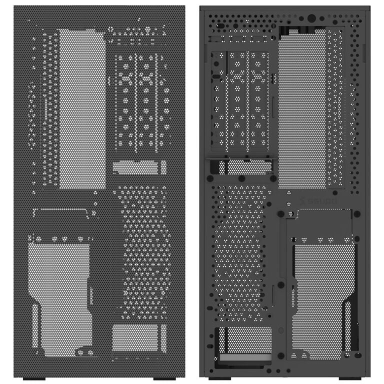 Ssupd Meshroom S Mini ITX Case, PCIe 4.0 - grey image number 3