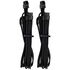 Corsair Premium Sleeved PCIe Single Cable, Double Pack (Gen 4) - black image number null