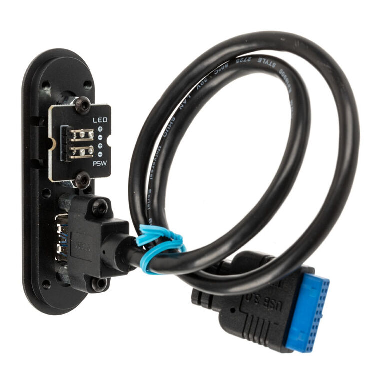 Streacom I/O panel for DA2 - 1x USB 3.0 Type A, black image number 1