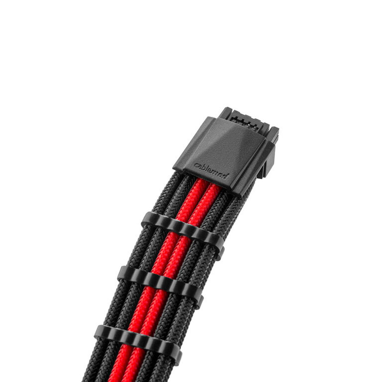 CableMod PRO ModMesh 12VHPWR to 3x PCI-e Cable - 45cm, black/red image number 1