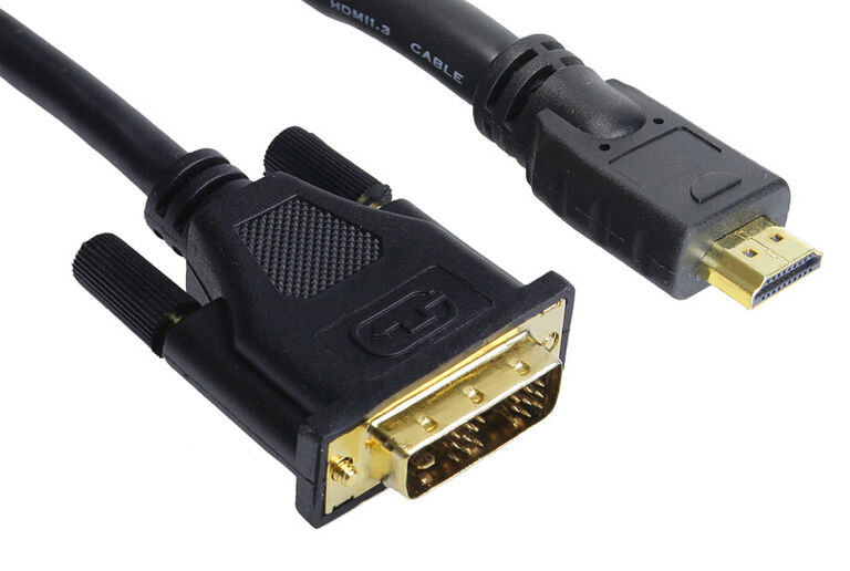 InLine HDMI to DVI Adapter Cable High Speed, black - 1m image number 0