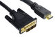InLine HDMI to DVI Adapter Cable High Speed, black - 1m