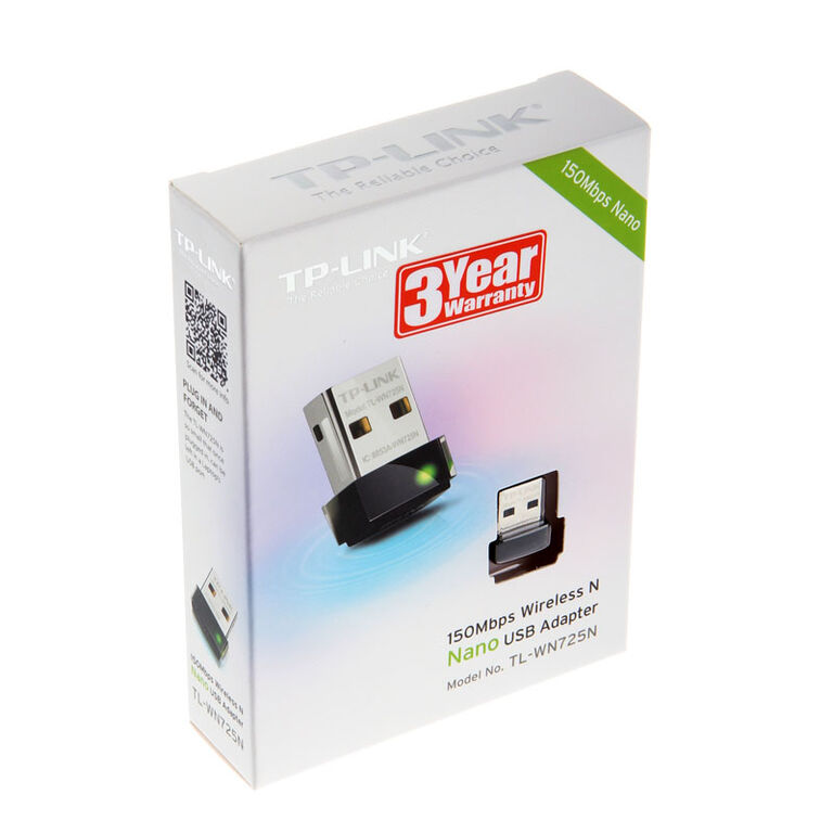 TP-Link Wireless LAN Nano-USB Adapter, 802.11n, TL-WN725N image number 3
