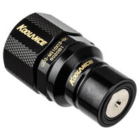 Koolance QD3 quick disconnect straight male to 13/10mm - no-spill, black