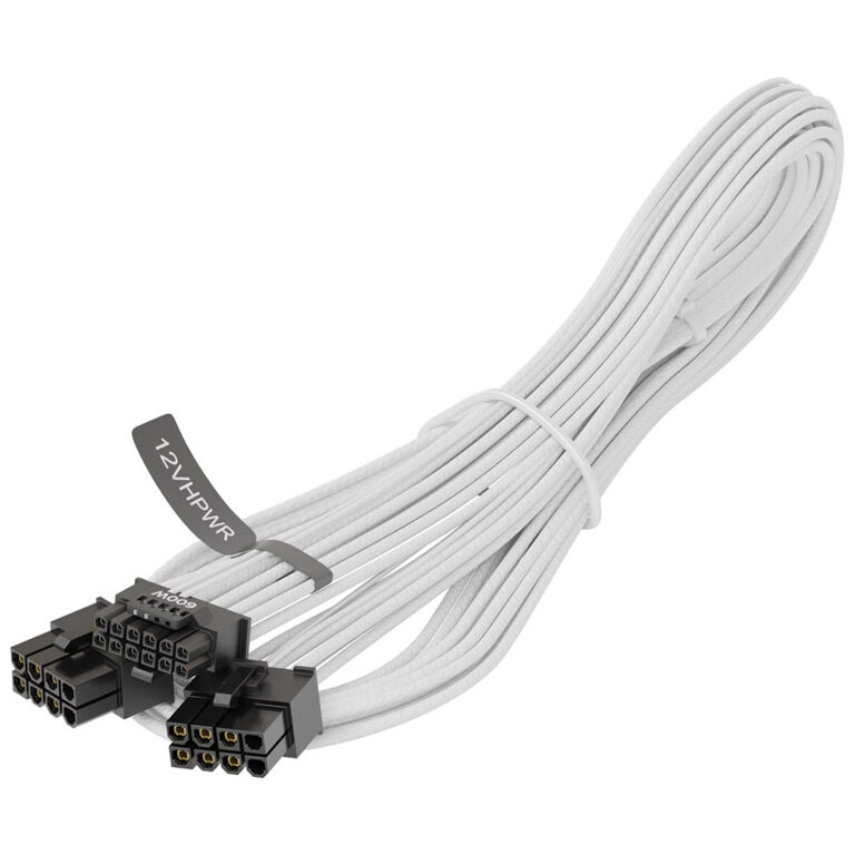 Seasonic 12VHPWR PCIe 5.0 Adapter Cable - white image number 0