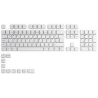 Glorious GPBT Keycaps - 115 PBT keycaps, ISO, DE layout, Arctic White