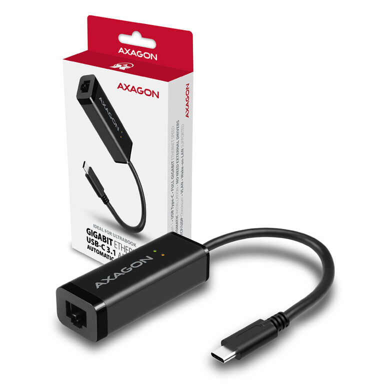 AXAGON ADE-SRC Gigabit Ethernet 10/100/1000 Adapter - USB 3.1 Typ C image number 5