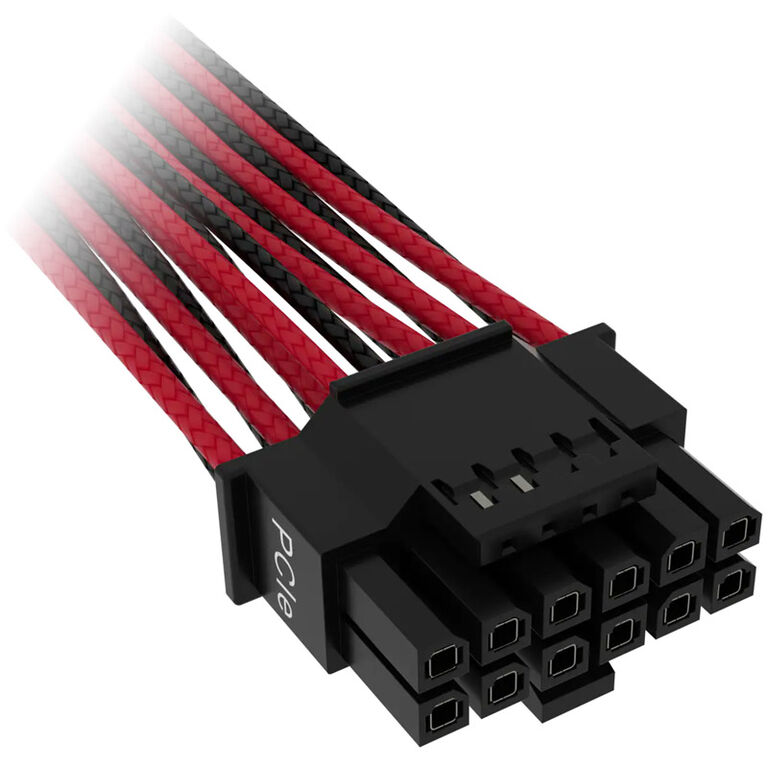 Corsair Premium Sleeved 12+4 Pin PCIe Gen5 12VHPWR 600W - black/red image number 1