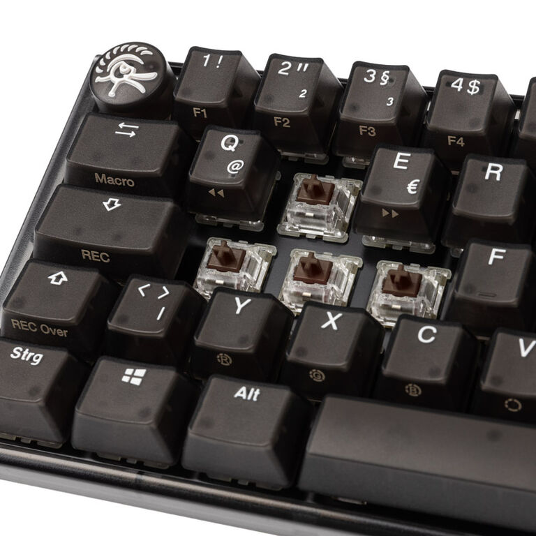 Ducky One 3 Aura Black Mini Gaming Tastatur, RGB LED - MX-Brown image number 4