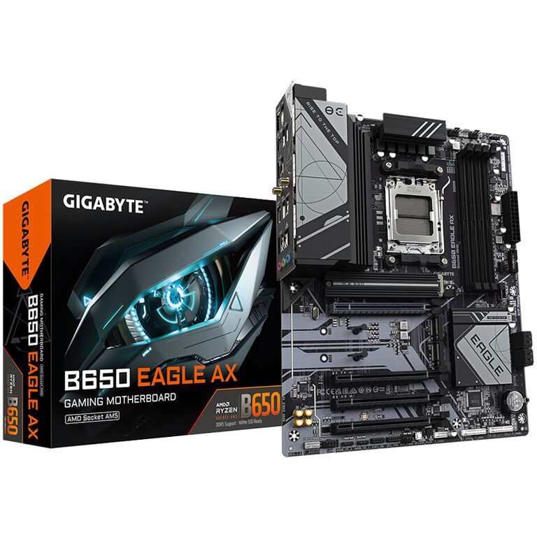 GIGABYTE B650 Eagle AX, AMD B650 motherboard - Socket AM5, DDR5 image number 0