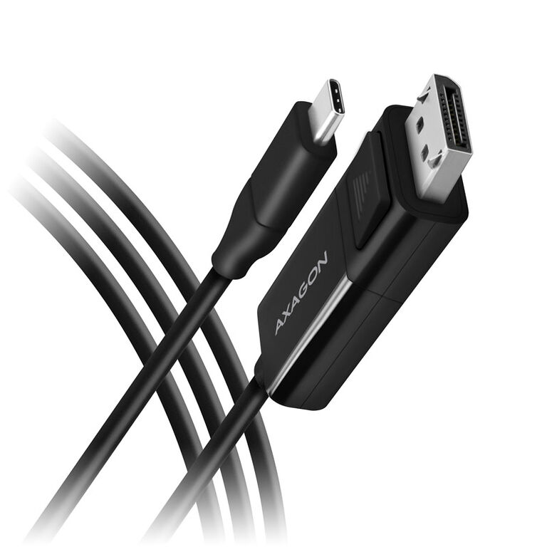 AXAGON RVC-DPC USB-C to DisplayPort Cable, 1.8m, 4K/60Hz - black image number 0