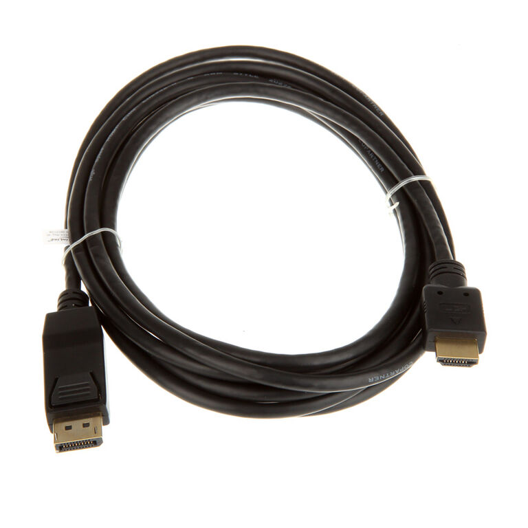 Inline DisplayPort to HDMI Converter Cable, black - 3m image number 1