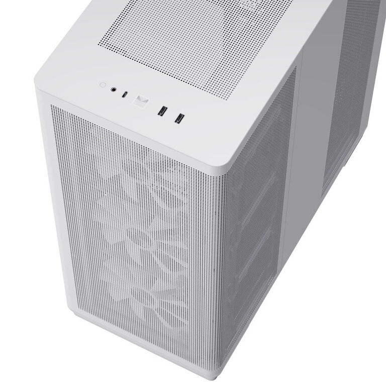 APNX C1 Mid-Tower ATX Case, Tempered Glass - white image number 6