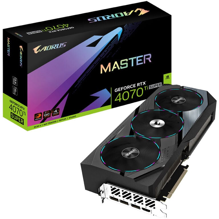 GIGABYTE Aorus GeForce RTX 4070 Ti Super Master 16G, 16384 MB GDDR6X image number 0