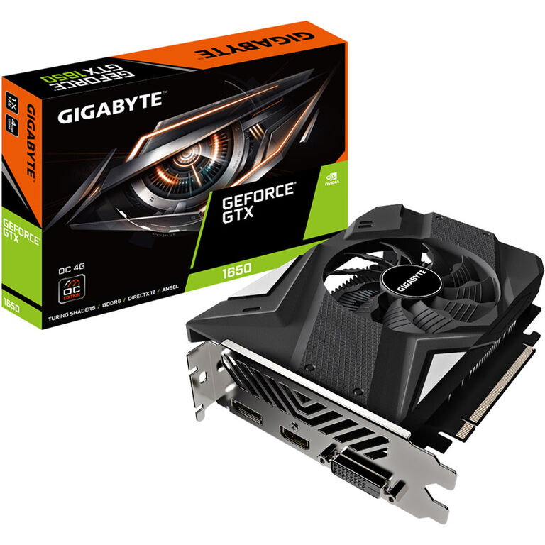 GIGABYTE GeForce GTX 1650 D6 OC 4G, 4096 MB GDDR6 image number 0